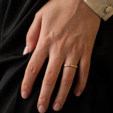 Round & Baguette Diamond Ring