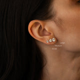 Round Studs Medium (1tcw)