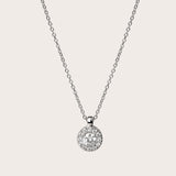 Halo Diamond Necklace