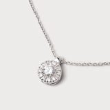 Halo Diamond Necklace