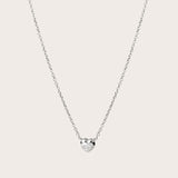 Heart Bezel Necklace