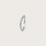 Pavé Diamond Curve Ring