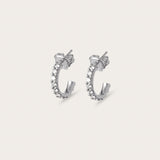 Pavé Diamond Hoops Large