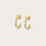 Pavé Diamond Hoops Large