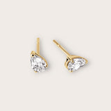 Pear Studs Large (1tcw)