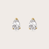 Pear Studs Large (1tcw)