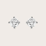 Round Studs Large -timanttikorvakorut (2tcw)