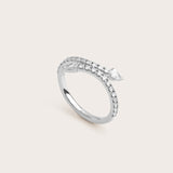 Serpent Diamond Ring