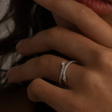Serpent Diamond Ring