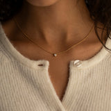 Petite Bezel Necklace