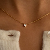 Petite Bezel Necklace