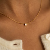 Petite Bezel Necklace