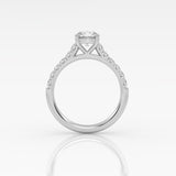 The Round Cathedral with Pavé band