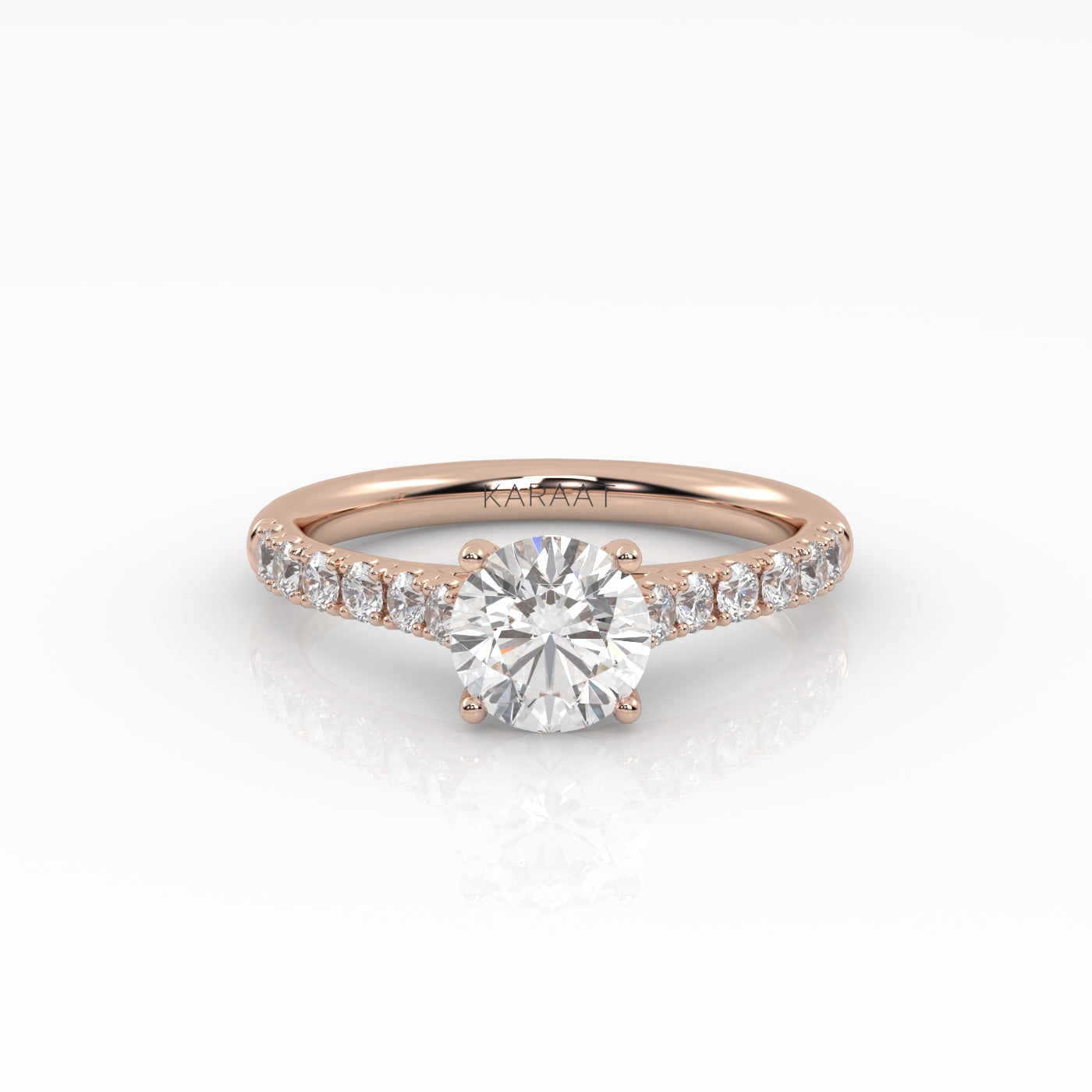 The Round Cathedral with Pavé band