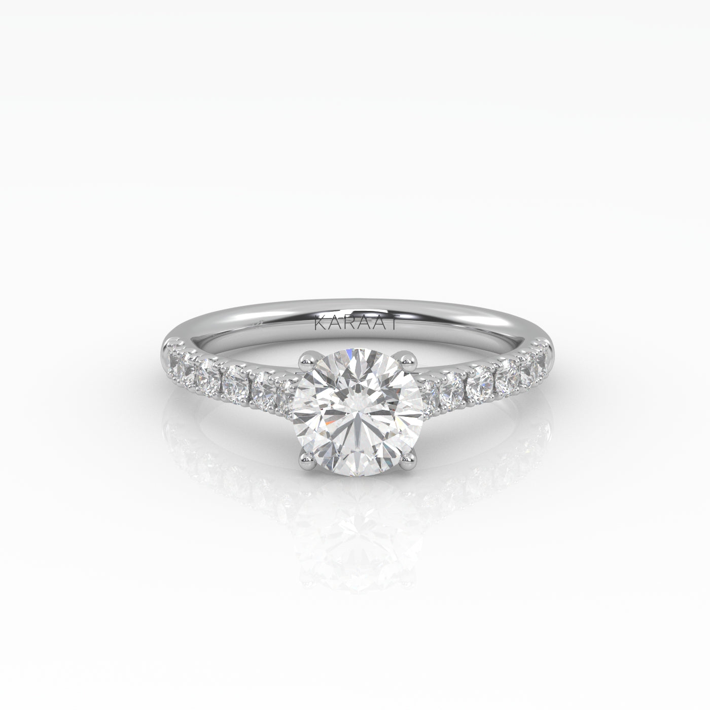 The Round Cathedral with Pavé band