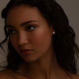 Round Studs Large -timanttikorvakorut (2tcw)