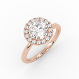 The Round Solitaire with Halo