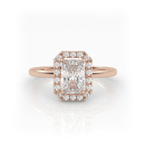 The Radiant Solitaire with Halo