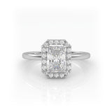 The Radiant Solitaire with Halo