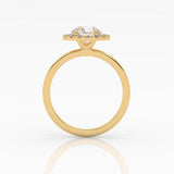 The Round Solitaire with Halo