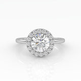 The Round Solitaire with Halo