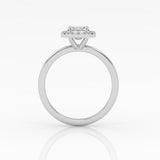 The Emerald Solitaire with Halo