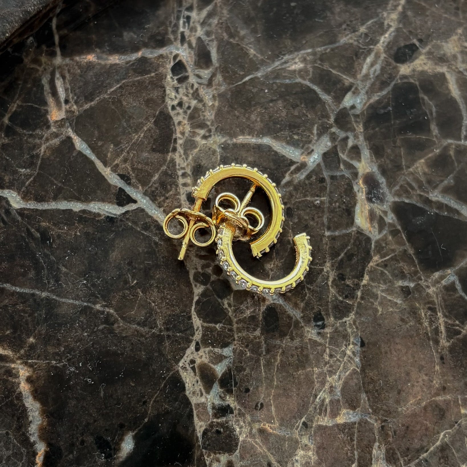 Earrings for the years of hard work