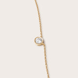 Diamond Bezel Necklace