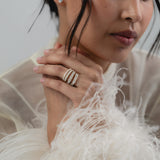 Emerald Half Eternity Ring