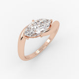 Marquise Curve Ring