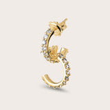 Pavé Diamond Hoops Large -korvakorut