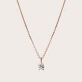 Pear Diamond Pendant Necklace