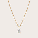 Pear Diamond Pendant Necklace