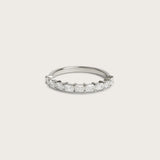 Radiant Half Eternity Ring