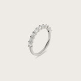 Radiant Half Eternity Ring
