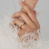 Radiant Half Eternity Ring