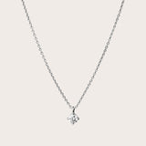 Round Diamond Pendant Necklace