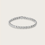 Emerald Bezel Tennis Bracelet