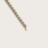 Emerald Bezel Tennis Bracelet
