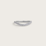 Pavé Floating Curve Ring