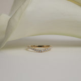 Pavé Floating Curve Ring