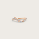 Pavé Marquise Curve Ring