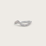 Pavé Marquise Curve Ring
