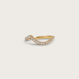 Pavé Marquise Curve Ring
