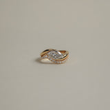 Pavé Marquise Curve Ring