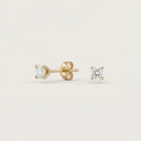 Round Studs Örhängen (0.50tcw)