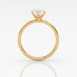 The Oval Six Prong Solitaire