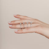 The Oval Solitaire with Pavé band