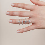 The Round Solitaire with Pavé band