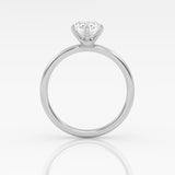 The Oval Six Prong Solitaire